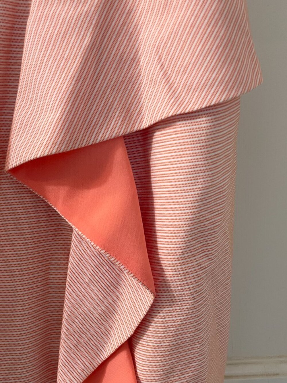 Antonio Melani Celina Dress Size 6 Peach Tank dress ruffle front - Picture 5 of 7